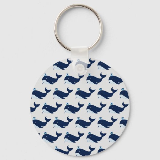 ブルーホエー航海のル キーホルダー (正面)