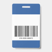 ブルーホスピタルナース医療従業者写真会社 バッジ (裏面)