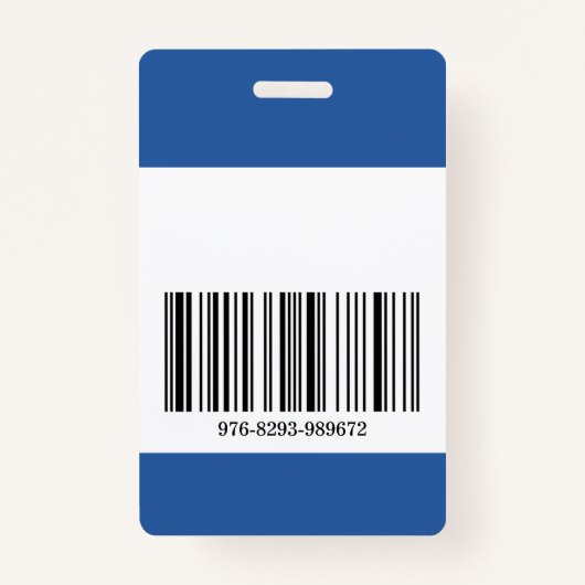 ブルーホスピタルナース医療従業者写真会社 バッジ (裏面)