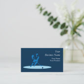 ブルーホッケープレーヤー 名刺 (スタンド正面)