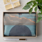 ブルーホットエアバルーンの切り離し 薄葉紙 (ギフト)