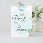 ブルーホットエアバルーンアドベンチャーありがとう サンキューカード (スタンド正面)