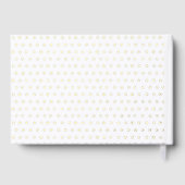 ブルーホットエアバルーンサファリ動物ベビーシャワー ゲストブック (裏面)