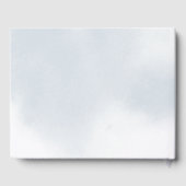 ブルーホットエアバルーンベビーシャワーゲストブック ゲストブック (裏面)