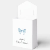 ブルーホットエアバルーンボーイベビーシャワー フェイバーボックス (見開き)