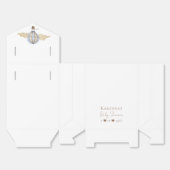 ブルーホットエアバルーン白ベビーシャワー フェイバーボックス (見開き)