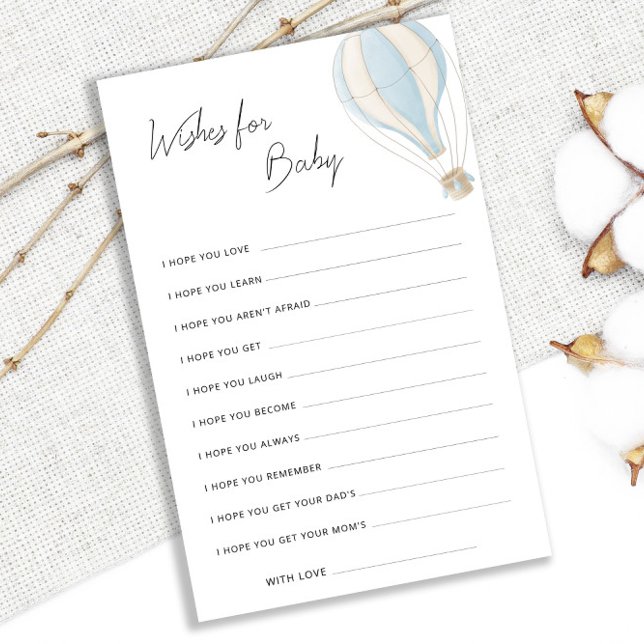 ブルーホットエアバルーン赤ちゃんシャワーベビー (クリエイターアップロード済み)