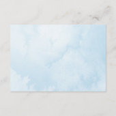 ブルーホットエアバルーン赤ちゃんシャワー アドバイスカード (裏面)