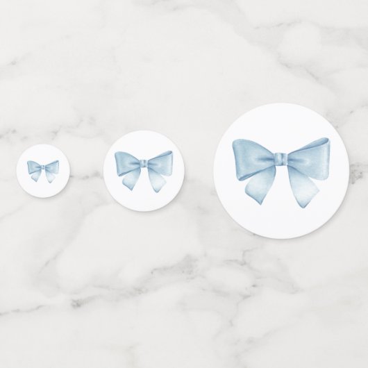 ブルーホットエアバルーン赤ちゃんシャワー コンフェッティ (裏面)