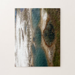 ブルーホット春イエローストーン ジグソーパズル