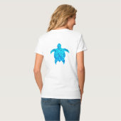ブルーホヌ族の亀 Tシャツ (裏面フル)