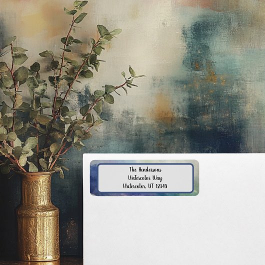 ブルーホリデイ差出人住所 ラベル