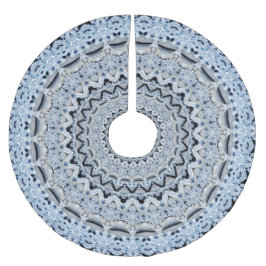 ブルーホリデークリスマスツリースカート ブラッシュドポリエステルツリースカート