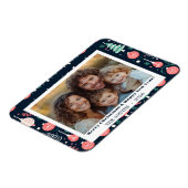 ブルーホリデープリントフォトクリスマス マグネット (左側)