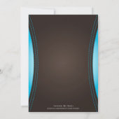 ブルーホリフーカパーティの招待状 招待状 (裏面)