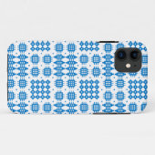 ブルーホワイトウェルシュタペストリーパターンiPhone 5/5sケース Case-Mate iPhoneケース (裏面(横))