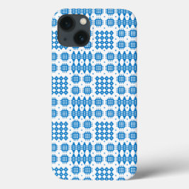 ブルーホワイトウェルシュタペストリーiPhone 6 Xtreme Case iPhone 13ケース