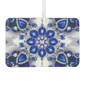 ブルーホワイトカラー付きカーエアーフレッシュナーデザイン カーエアーフレッシュナー (裏面)