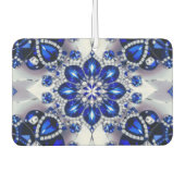 ブルーホワイトカラー付きカーエアーフレッシュナーデザイン カーエアーフレッシュナー (正面)