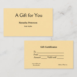 ブルーホワイトクラシック事業証明書 名刺