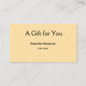 ブルーホワイトクラシック事業証明書 名刺 (正面)