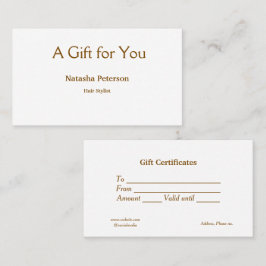 ブルーホワイトクラシック事業証明書 名刺