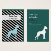 ブルーホワイトグレートダネス (正面&裏面)