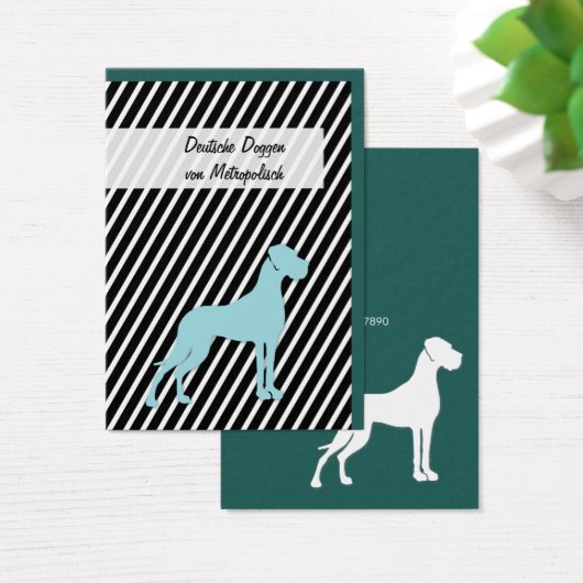 ブルーホワイトグレートダネス (デスク)