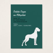 ブルーホワイトグレートダネス (裏面)