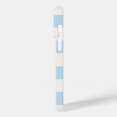 ブルーホワイトストライプズのフリップフロップ10夏の名前 Case-Mate iPhoneケース (裏面 / 左)
