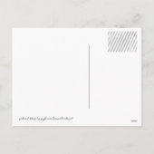 ブルーホワイトスノーフレーク雪を降らせろ!フォトポストカード シーズンポストカード (裏面)