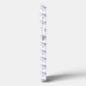 ブルーホワイトダラ馬iPhoneケース Case-Mate iPhoneケース (裏面 / 左)