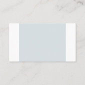 ブルーホワイトデザインテンプレートモダンプロフェッショナル 名刺 (裏面)