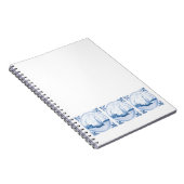 ブルーホワイトデルフトセーリングボート ノートブック (右側)