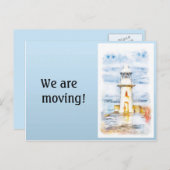 ブルーホワイトハウス住所の変更 案内ポストカード (正面/裏面)