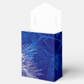 ブルーホワイトパインホリデーパーティーフェイスボックス フェイバーボックス (オープン)