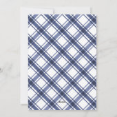 ブルーホワイトホリディフォトカード シーズンカード (裏面)