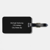 ブルーホワイトマンダライルカ ラゲッジタグ (裏面横)