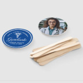 ブルーホワイトメディカルスクール卒業パーティー ハンドファン (組立なし)