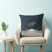 ブルーホワイトヨトランプバックザ来ホワイトハウス クッション (椅子)