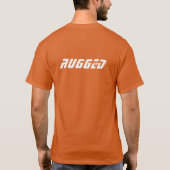 ブルーホワイトヨーマンマグショット漫画 Tシャツ (裏面)