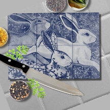 ブルーホワイトラビットハレタイルドチノワセリーフローラ