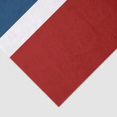 ブルーホワイトレッドカラーブロックスタイルデザイン 薄葉紙 (詳細)