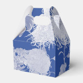 ブルーホワイトヴィンテージチノワセリーフローラ フェイバーボックス (裏面サイド)