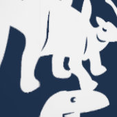 ブルーホワイト恐竜男の赤ちゃん子供部屋皮&スティック 壁紙 (縫い目)