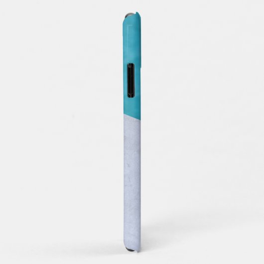 ブルーホワイト航海のいかりサマー名前をカスタムする Case-Mate iPhoneケース (裏面/右)