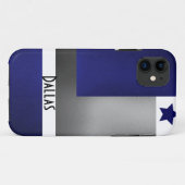 ブルーホワイト&シルバー – Dallas Iphone 5ケース – 2 Case-Mate iPhoneケース (裏面(横))