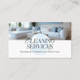 ブルーホワスタイリッシュイト洗浄サーモダンビス 名刺