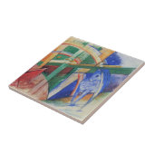 ブルーホースとレインボーバイフランツマルク タイル (側面)