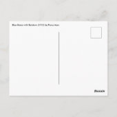 ブルーホースとレインボーバイフランツマルク ポストカード (裏面)